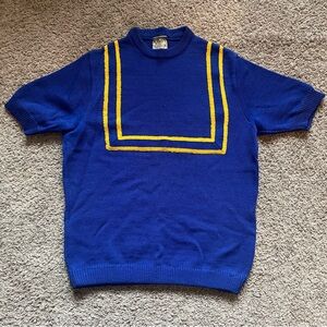 Vintage 50’s Kandel Men’s Virgin Wool Letterman Cheerleader Sweater USA Sz 42